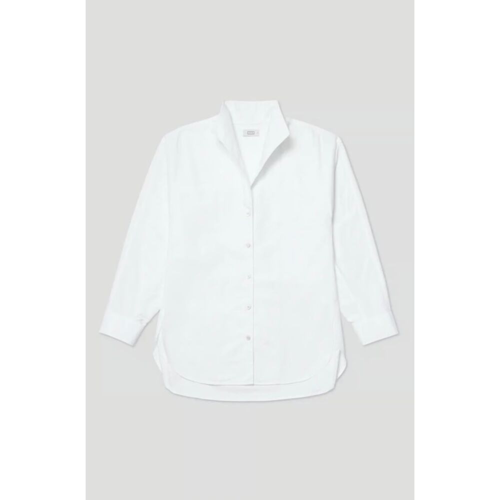 AYR The Tate Button Down Shirt Oxford White Women’s Size Small | New With Tags - Picture 3 of 4